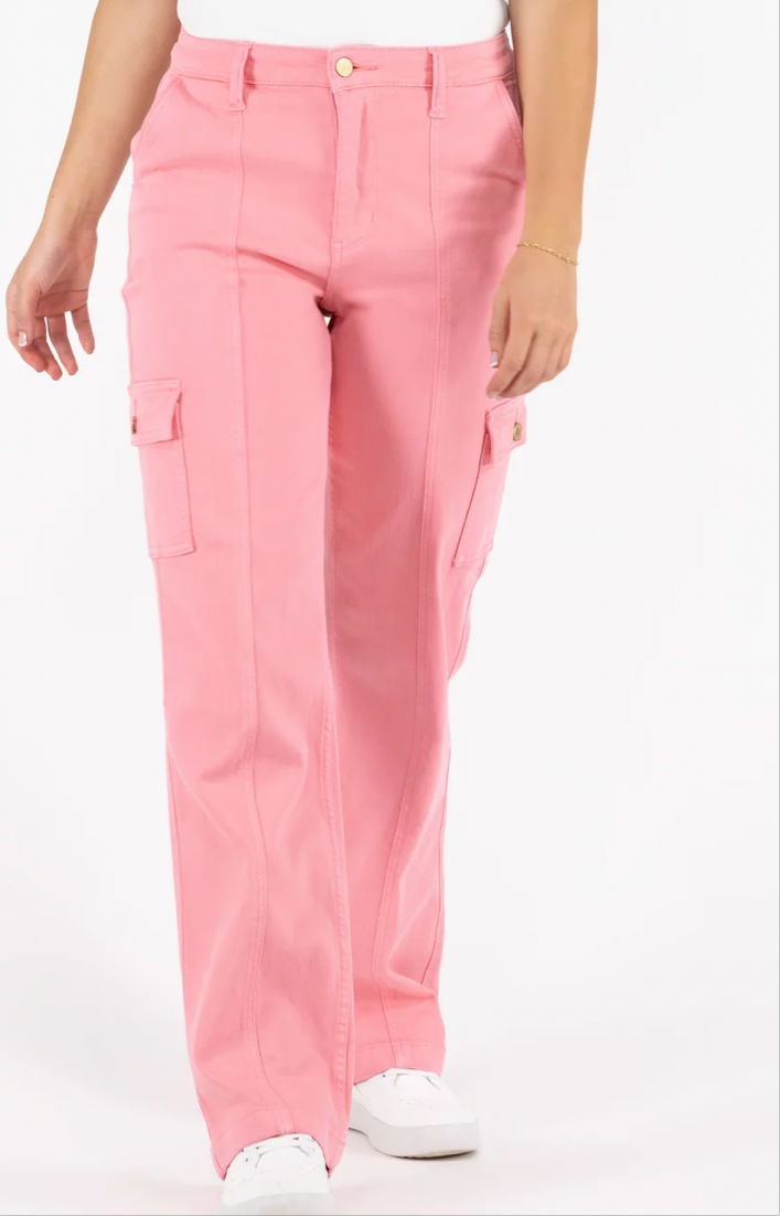 Judy Blue Cargo Straight Leg Jean