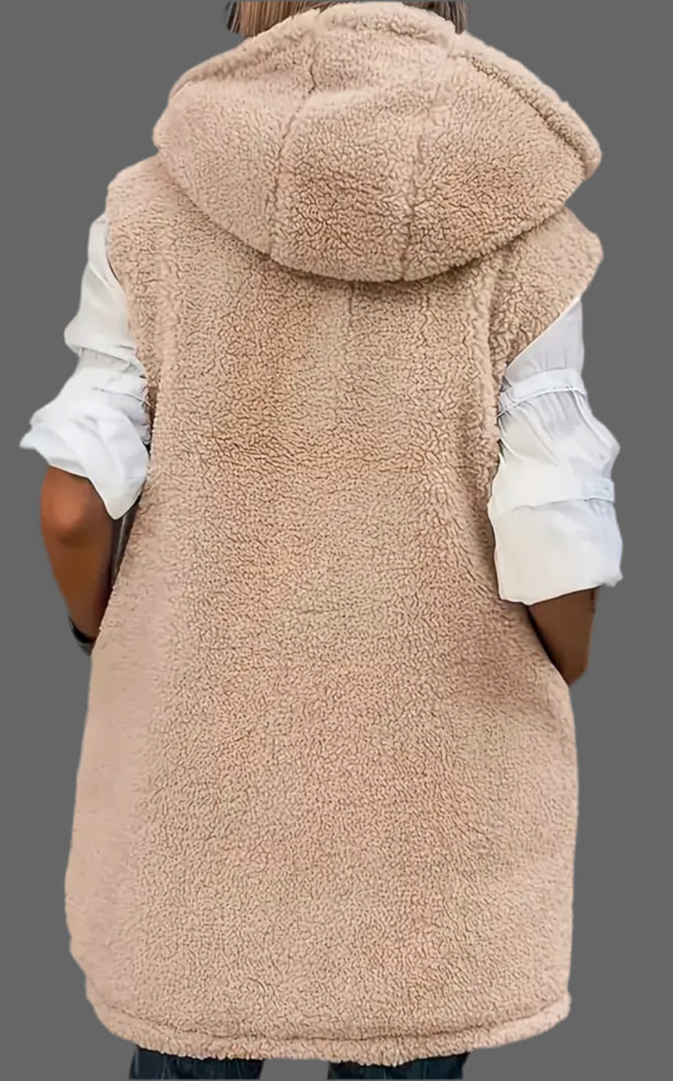 INSIDE OUT HOODED LONG VEST