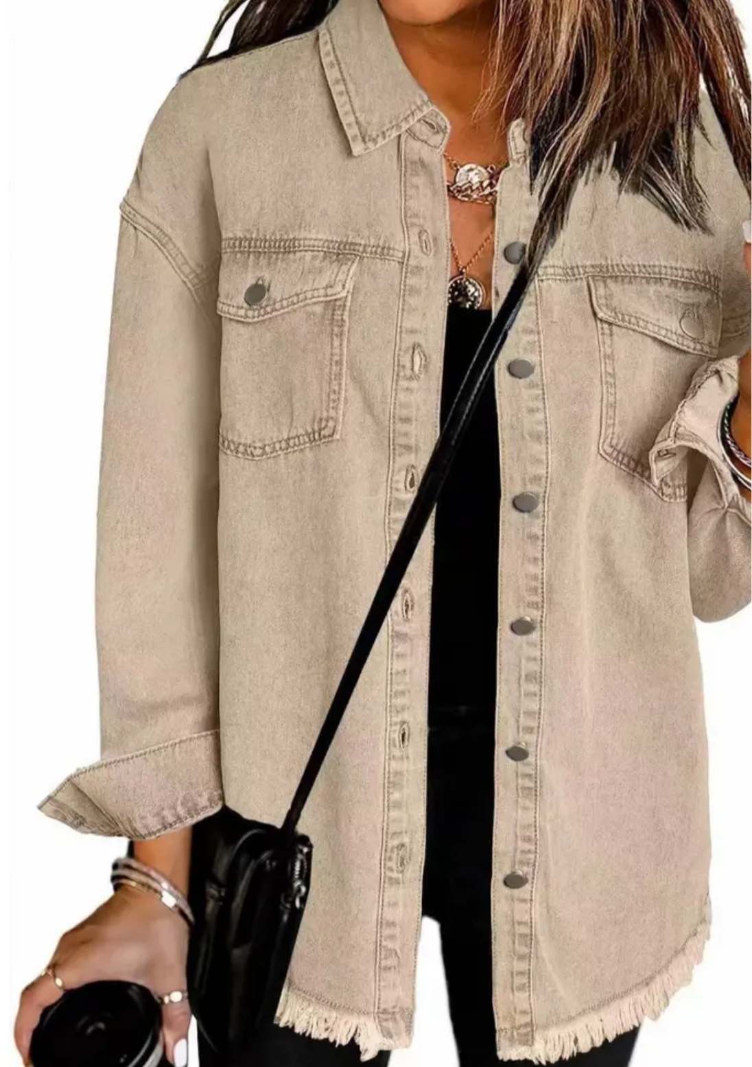 FRESH FALL RAW HEM SHACKET