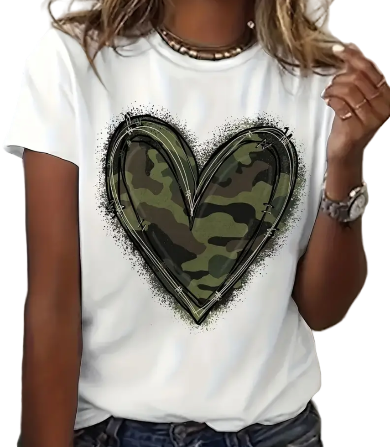 Camo at Heart Tee