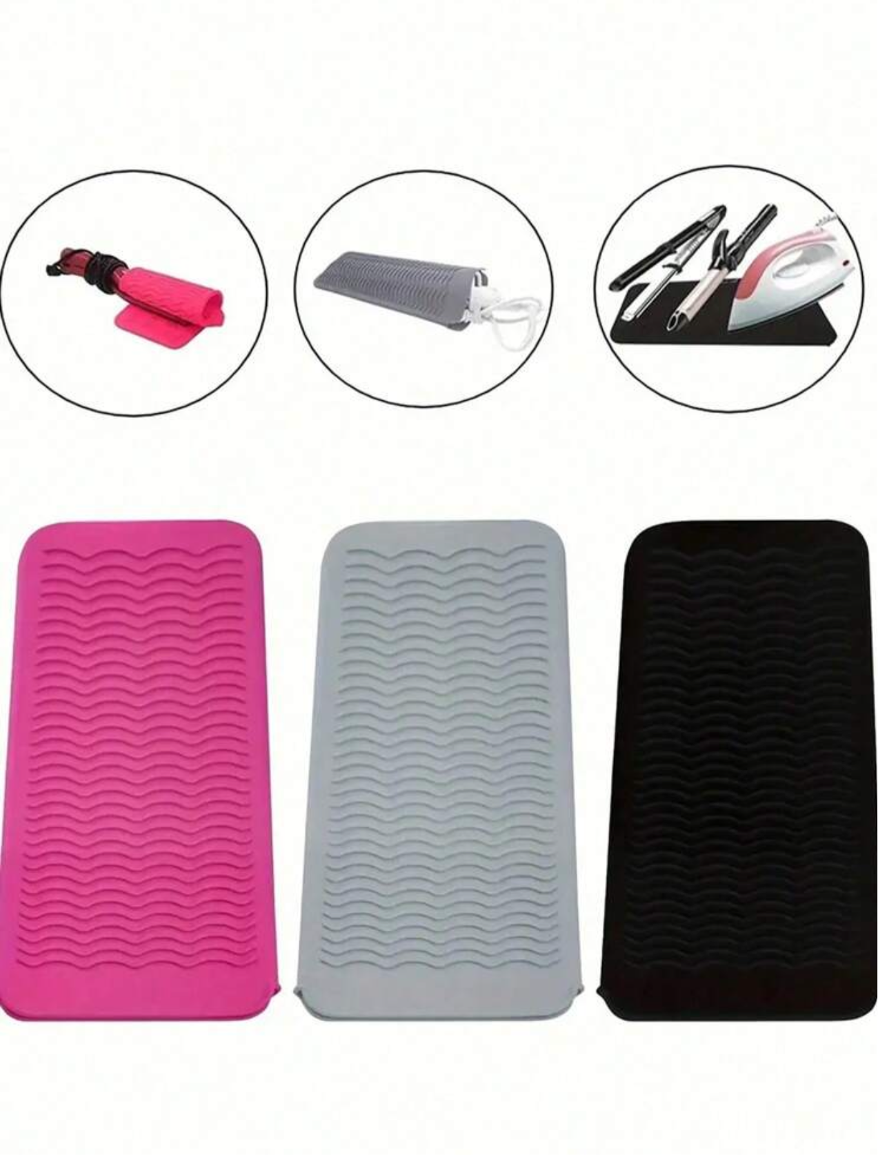 Heat Resistant Silicone Mat/Travel Bag
