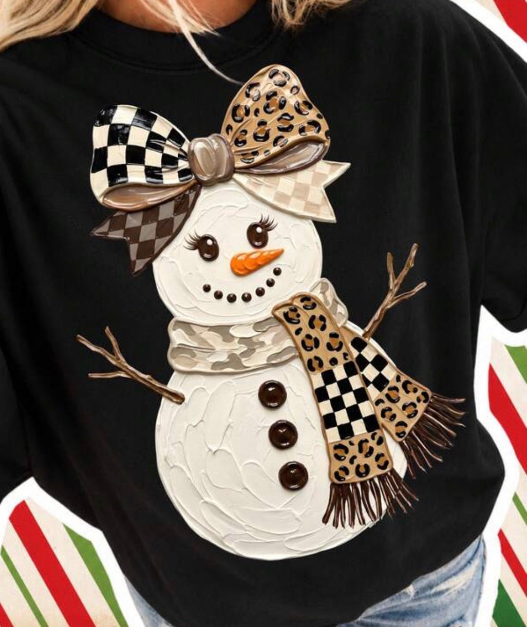 Sweet Cheeks Snowgirl Tee