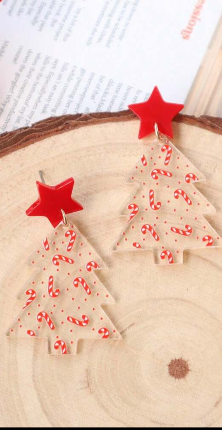 Candy Cane Dreams Earrings