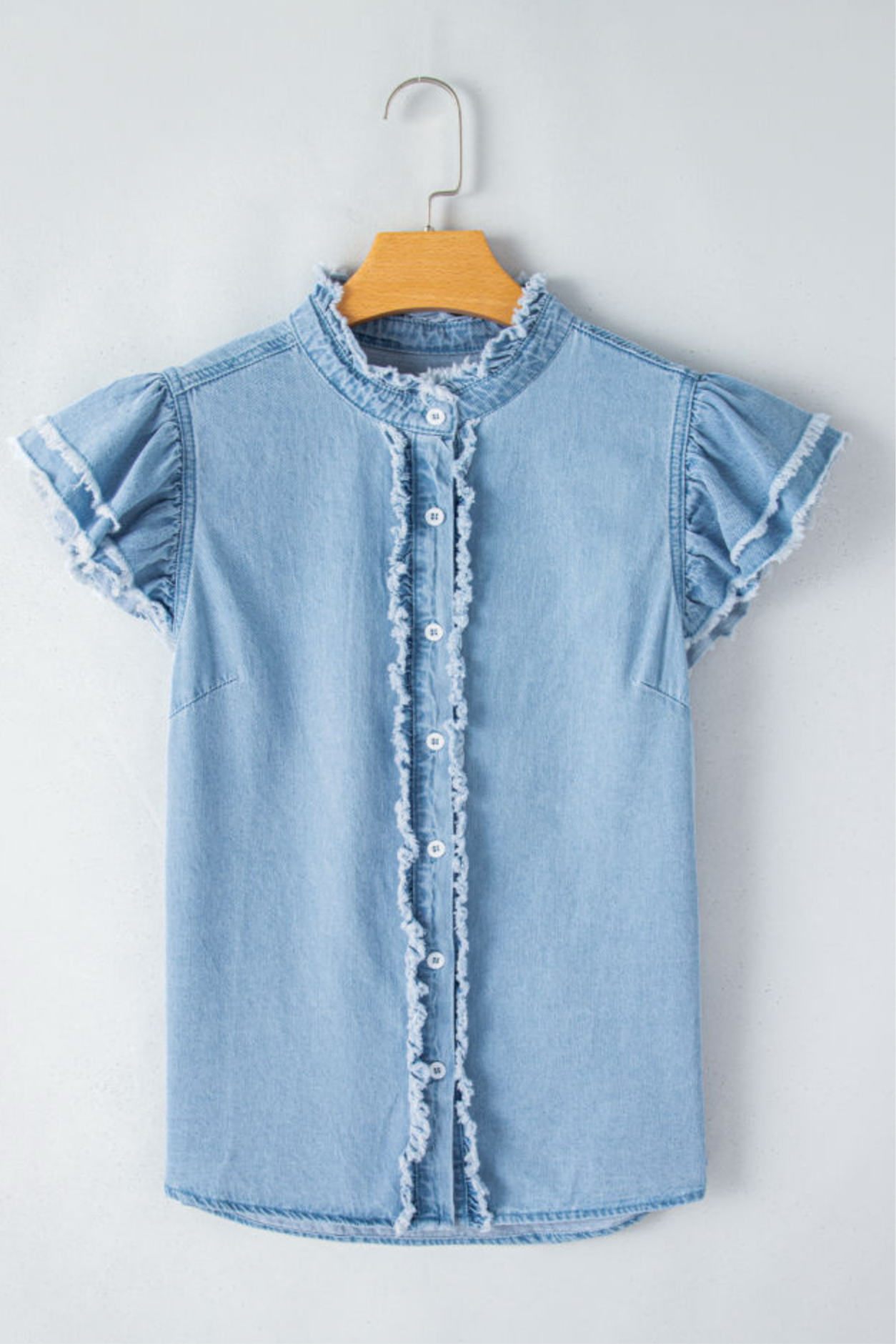 Ruffled Flutter Top