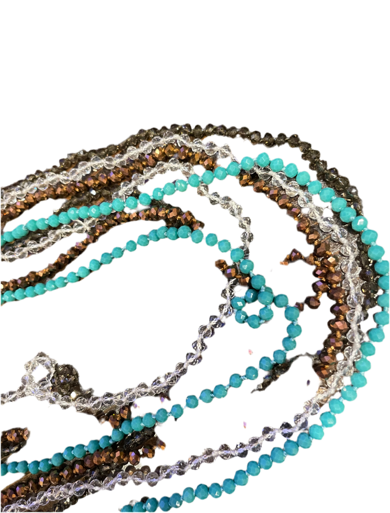 Glass Bead Necklace- Long