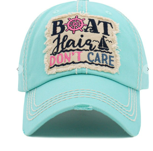 BOAT HAIR DON'T CARE BALL CAP
