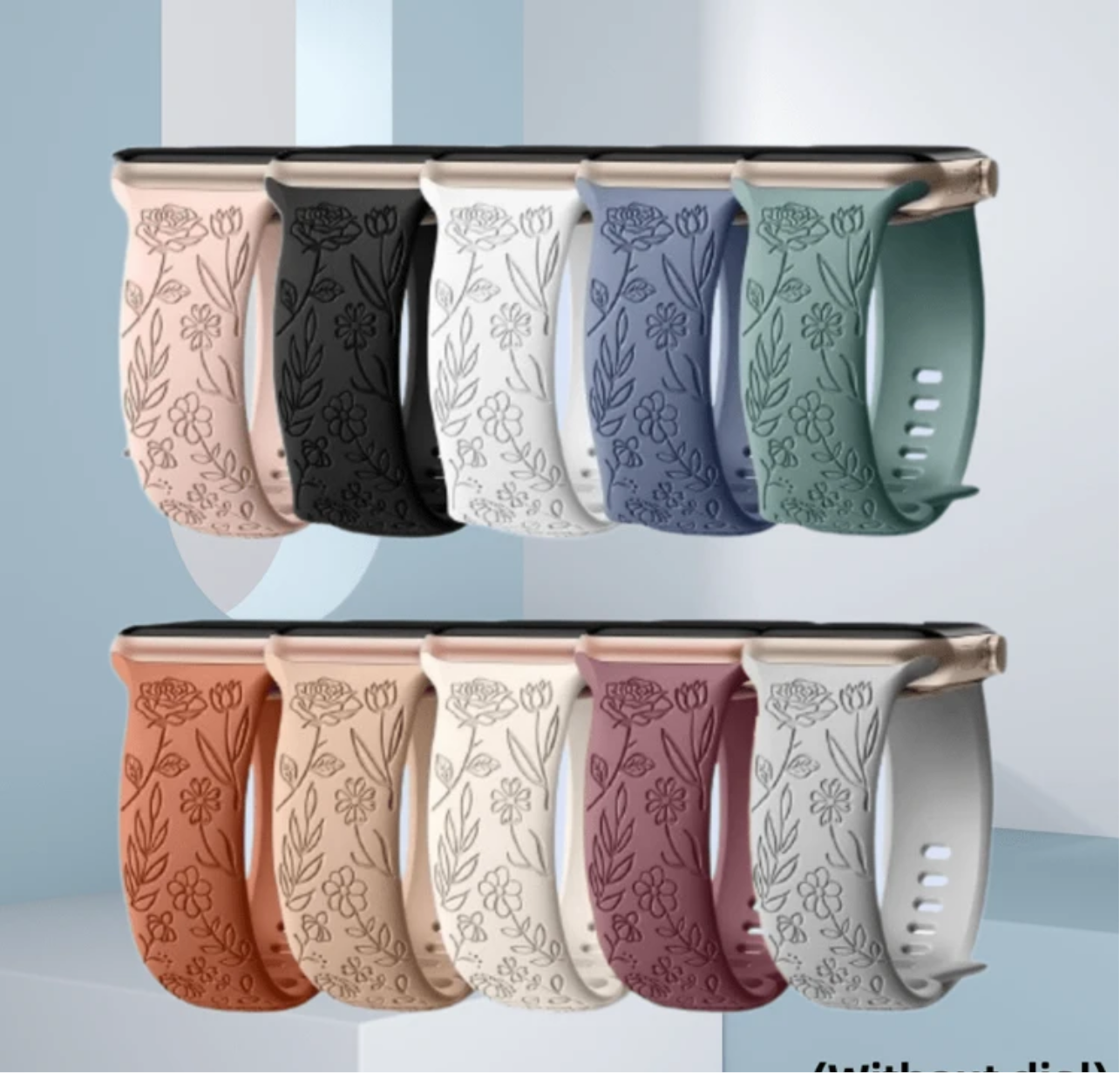 Apple Watch Band - Floral Embossed 38mm, 40mm, 41mm