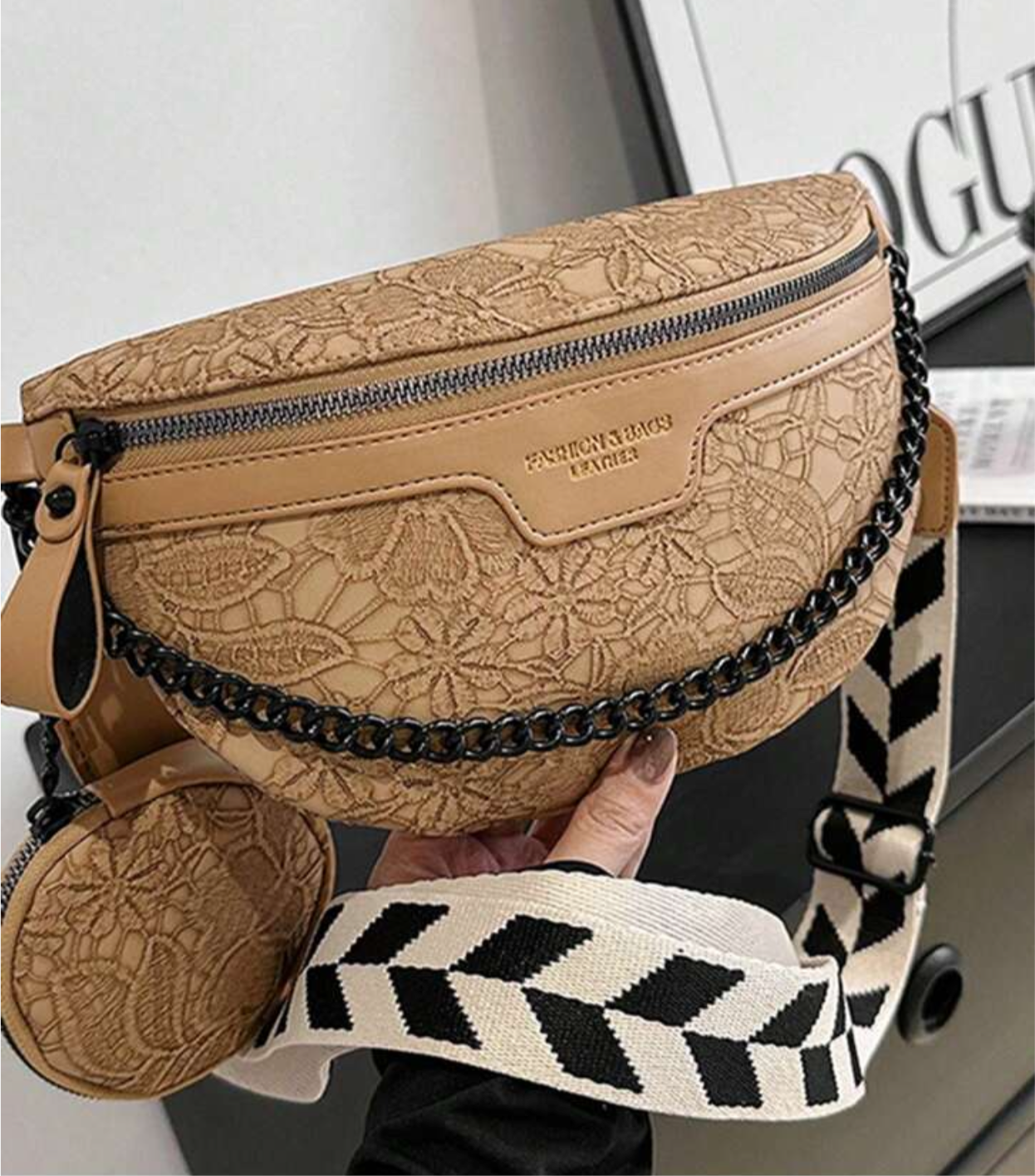 Charming Chain Accent Crossbody