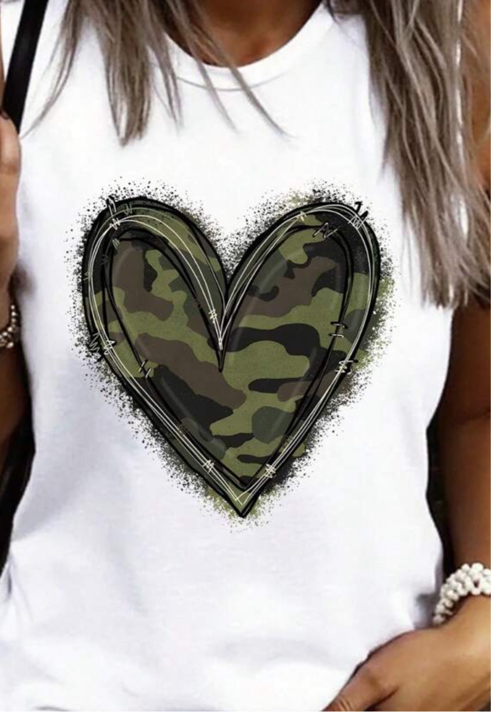 Camo At Heart Top