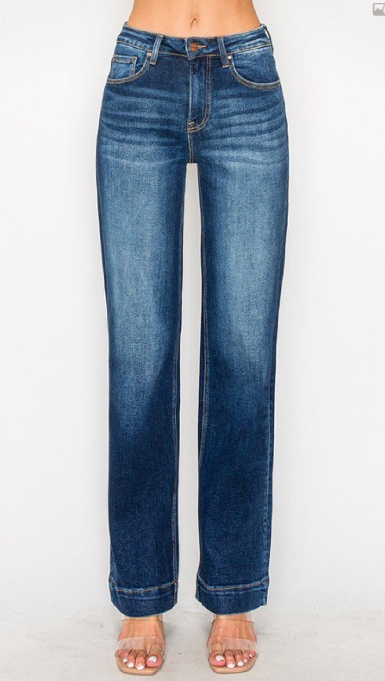 Risen Caroline Straight Leg Jeans