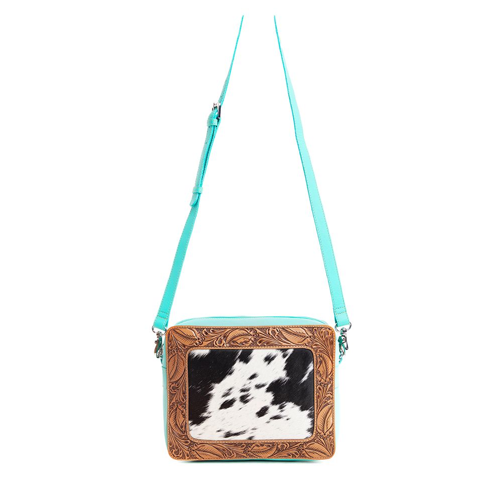 MYRA HIGHSTONE SMALL HAND-TOOLED BAG