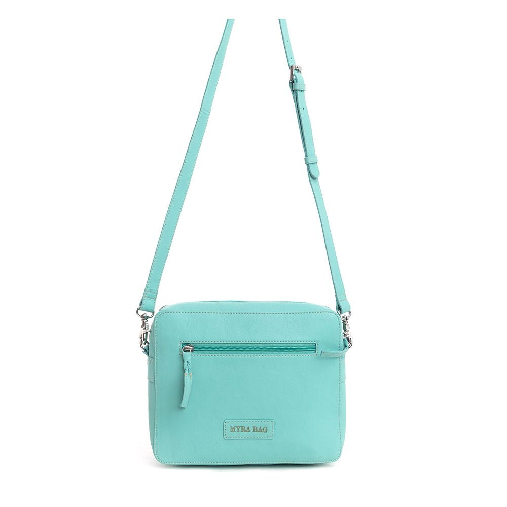 MYRA HIGHSTONE SMALL HAND-TOOLED BAG