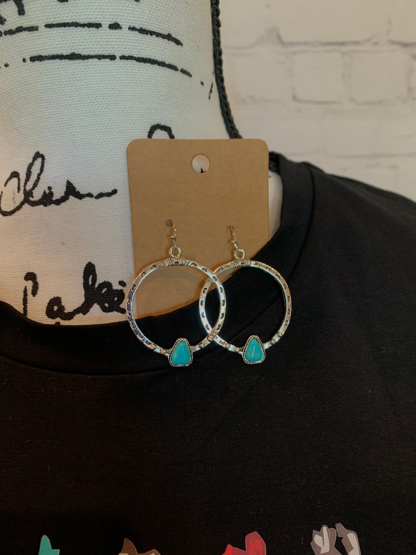 Single Stone Hoops