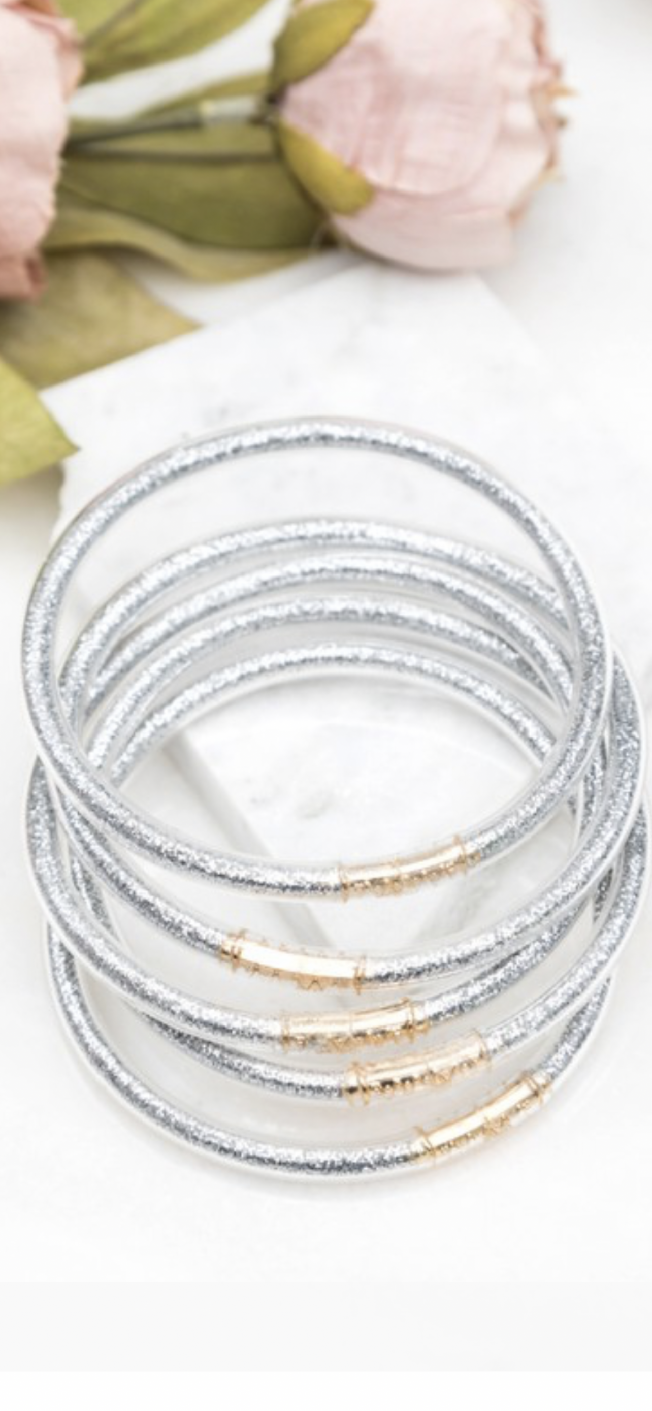 Glitter Jelly Bangle Bracelet