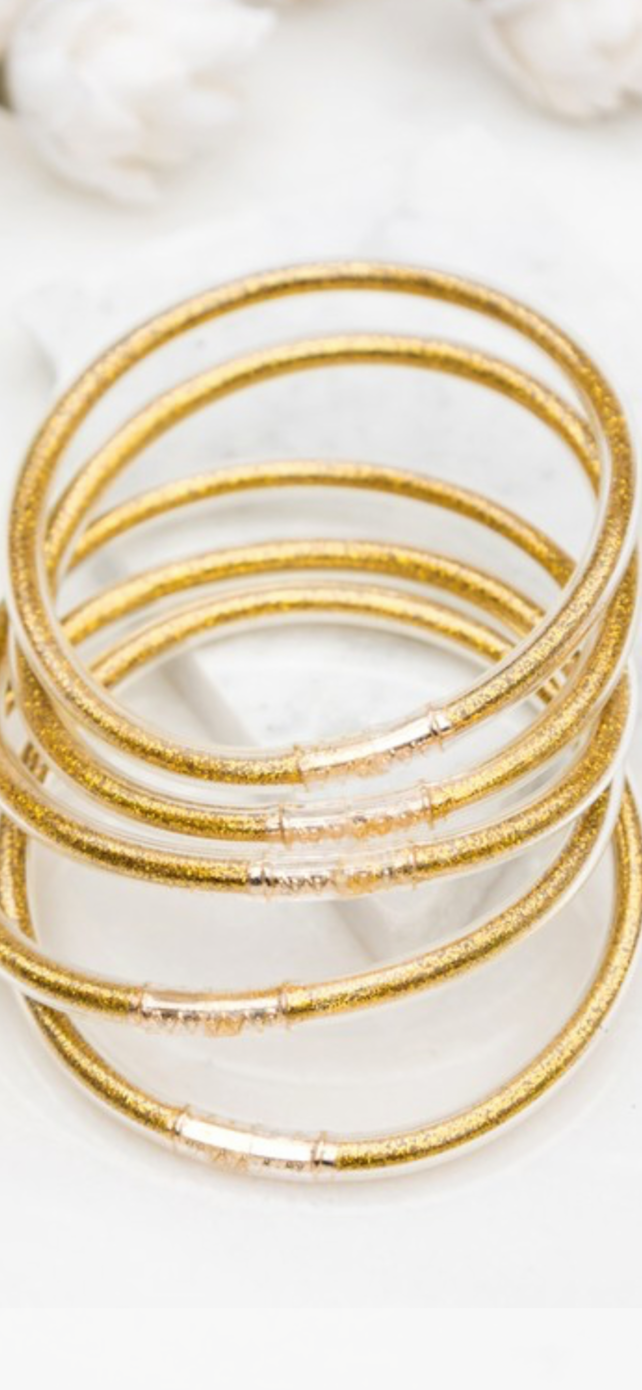 Glitter Jelly Bangle Bracelet