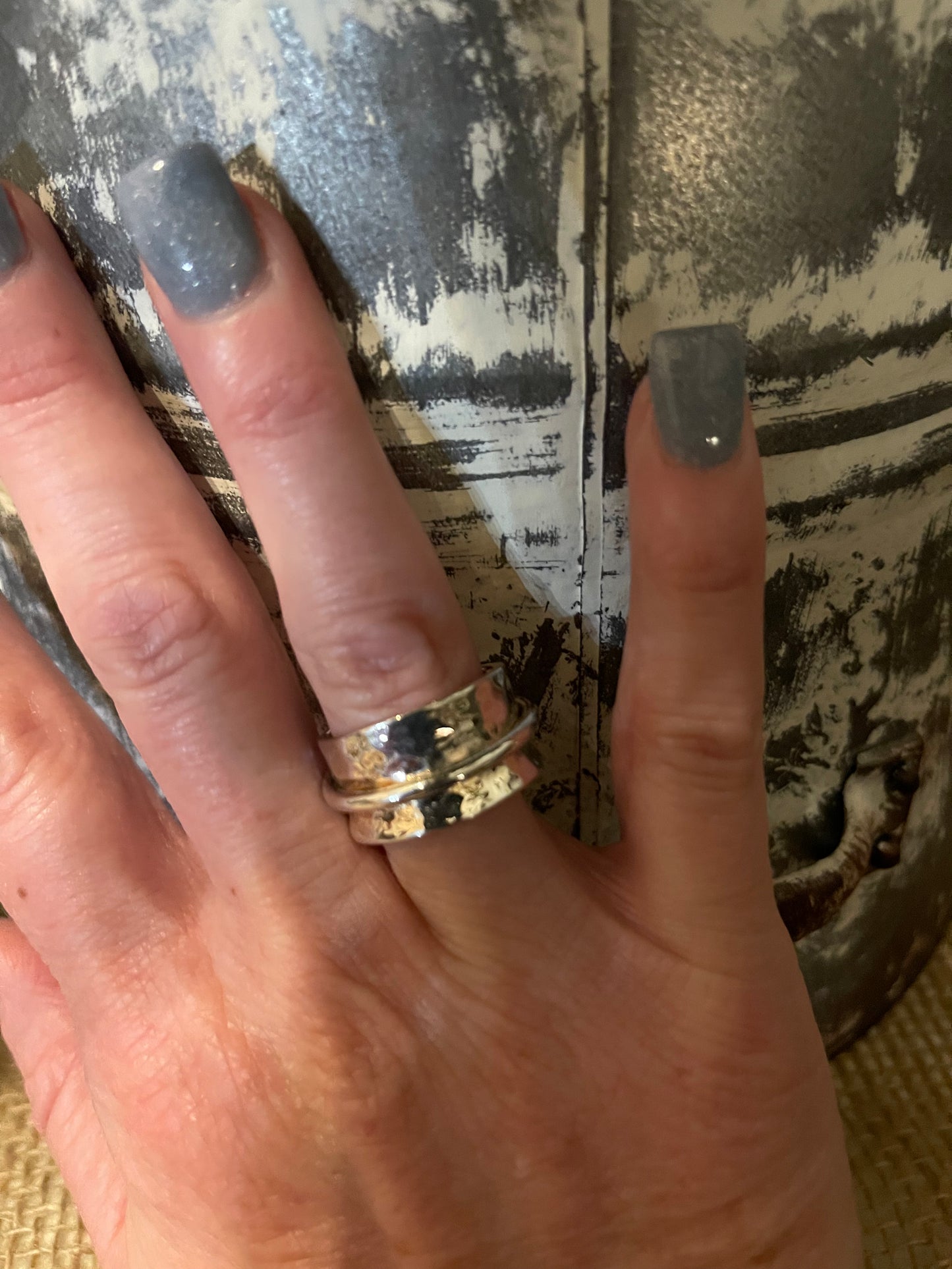 Sterling Silver Spinner Ring