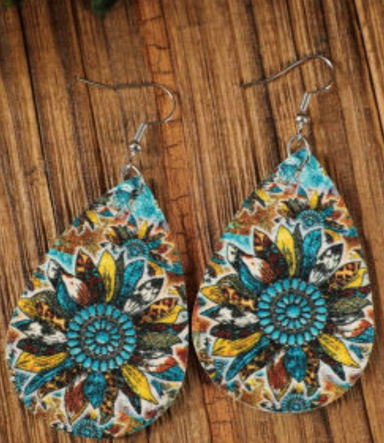 Multi Style Sunflower Earrings