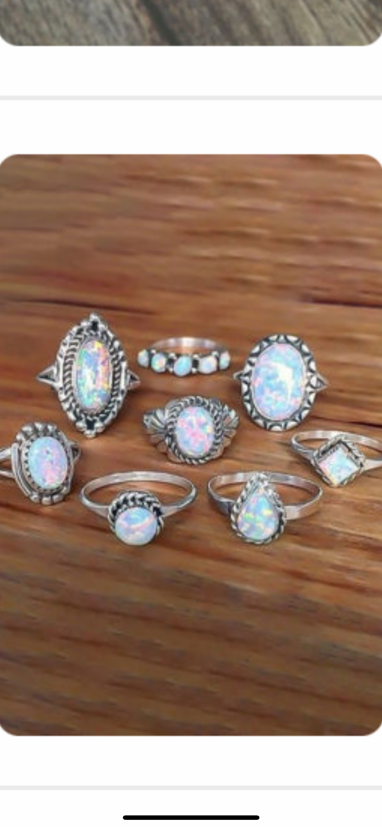 Silver tone Rings