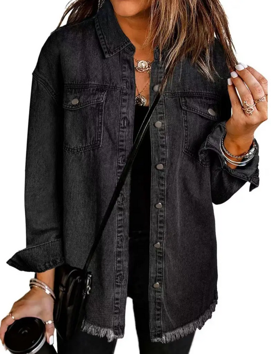 Timeless and Frayed Shacket