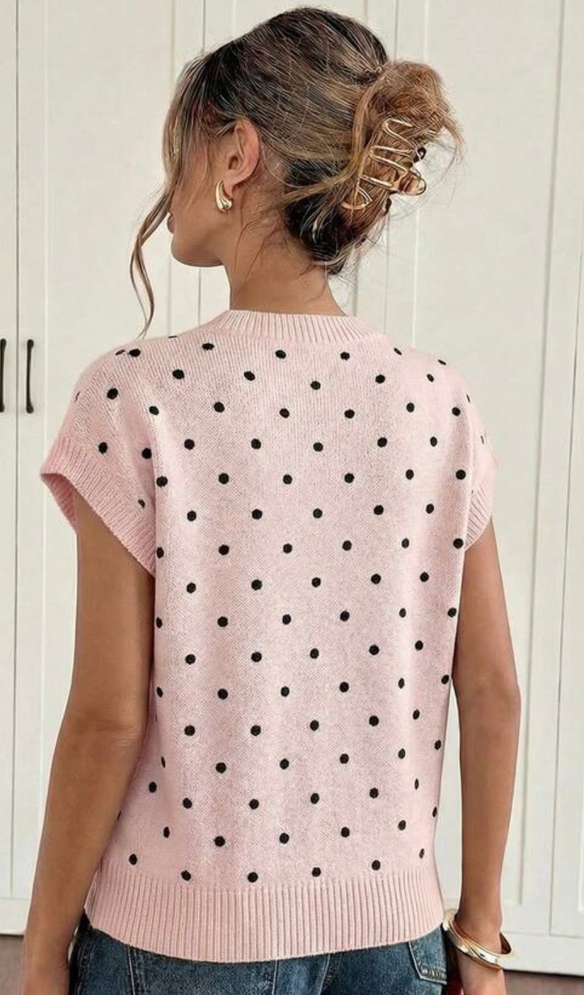 Pink Sunset Summer Sweater