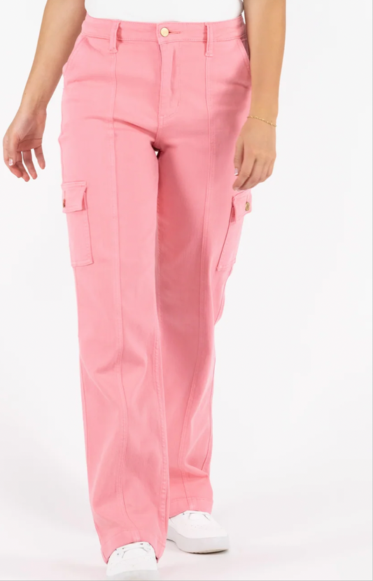 Judy Blue Cargo Straight Leg Jean