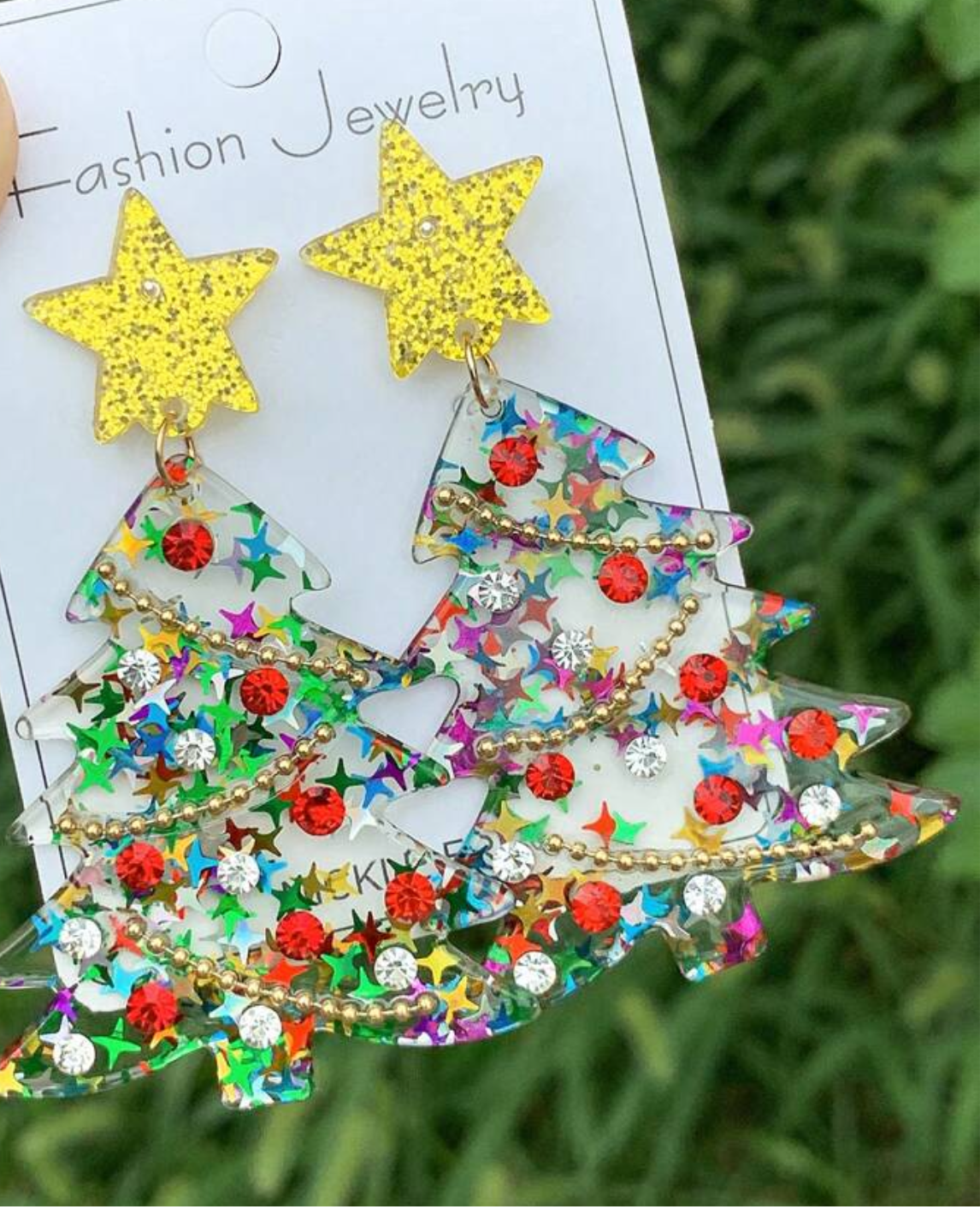 Lights Around The Tree Earrings