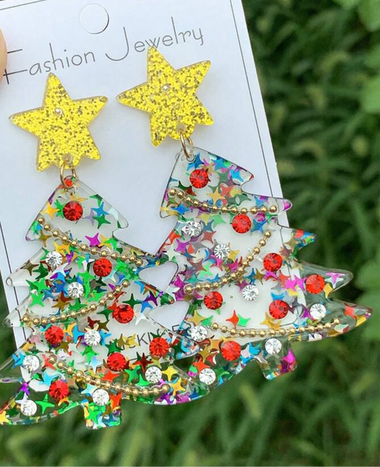 Lights Around The Tree Earrings