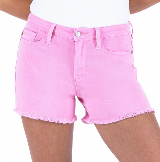Judy Blue Pink Has It Shorts