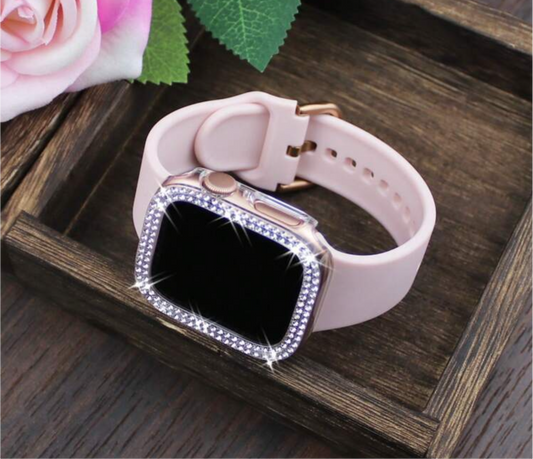 Rhinestone Case & Band - Fits Apple Series 10 - 46MM