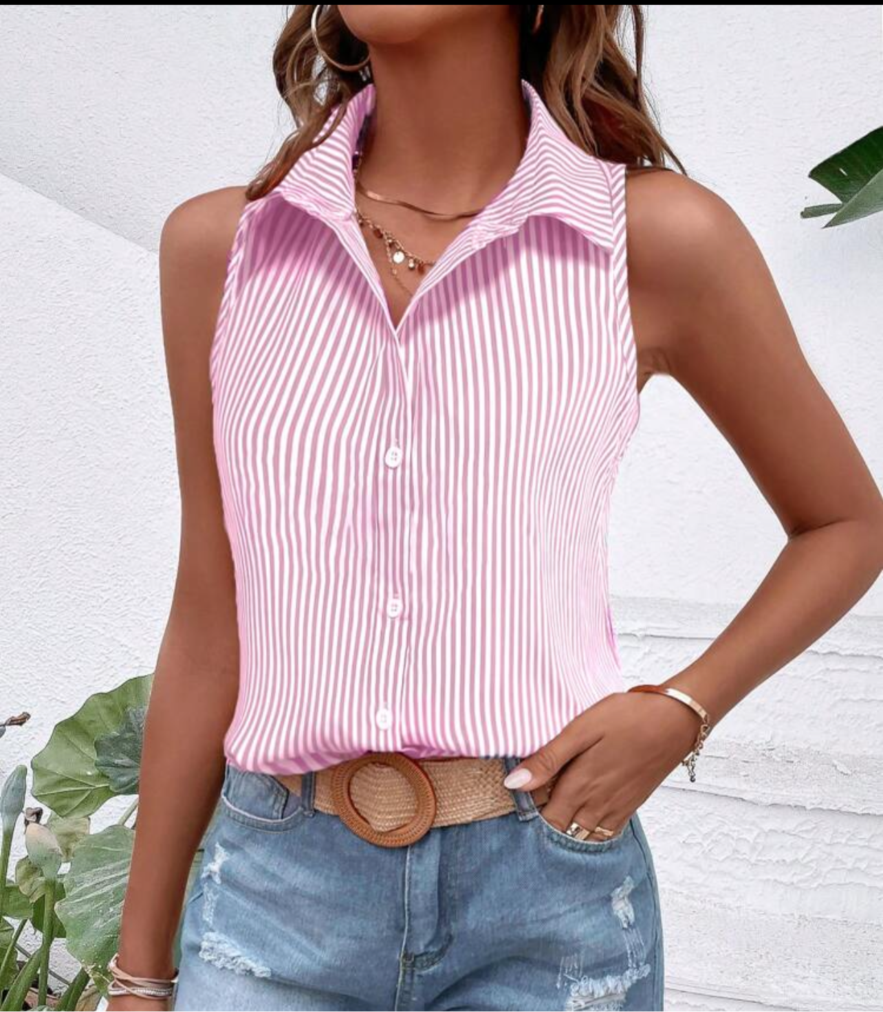 Stripe Me Pink Top