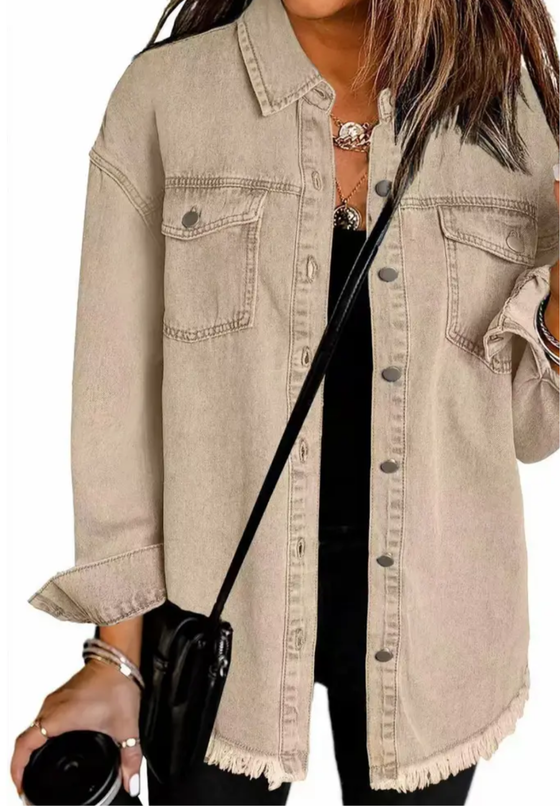 FRESH FALL RAW HEM JACKET