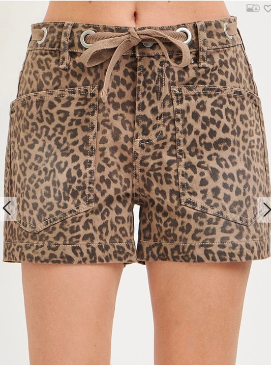 Savannah Leopard Shorts