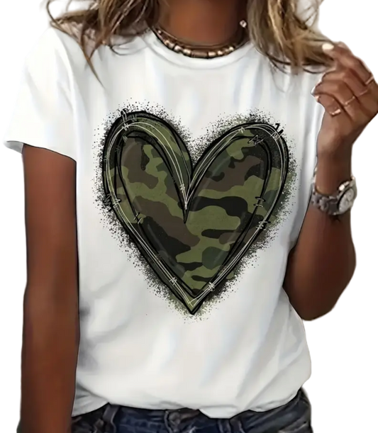 Camo at Heart Tee
