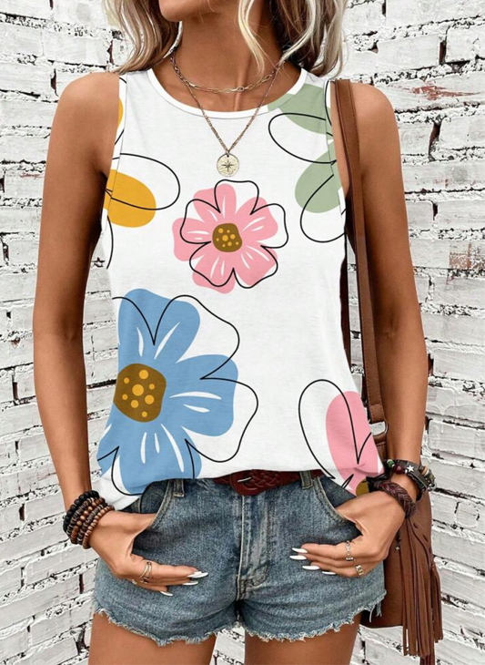 Vintage Floral Tank