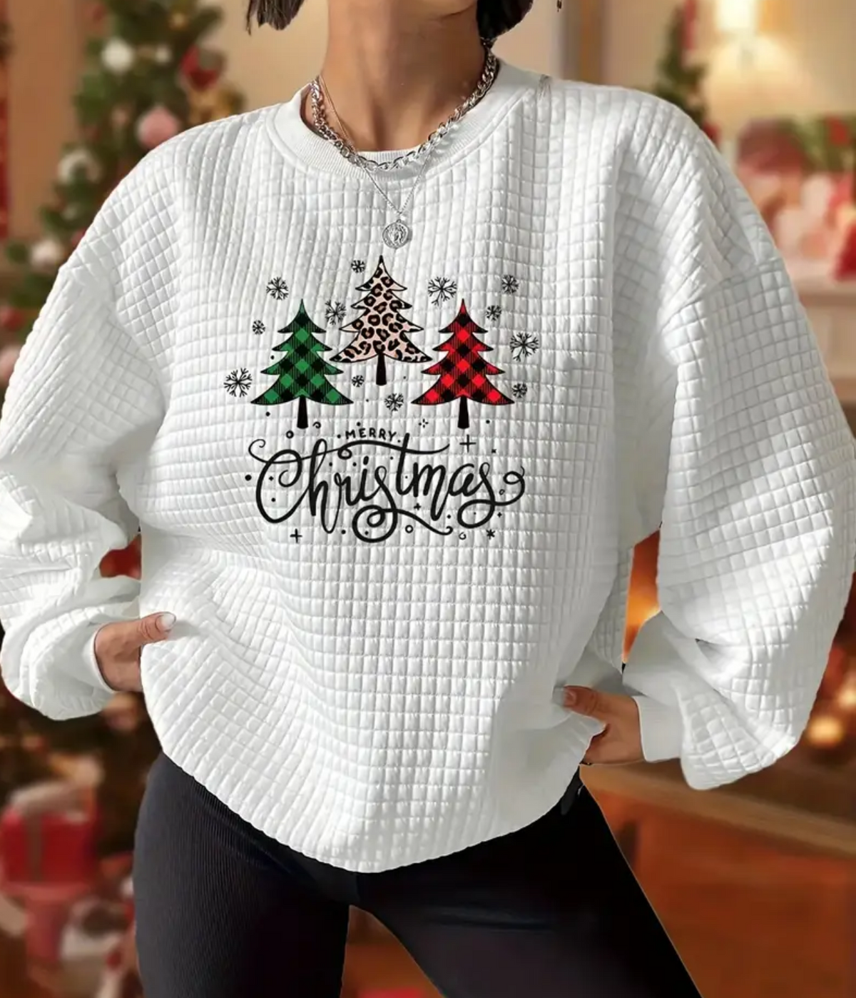 Quilted Christmas Top