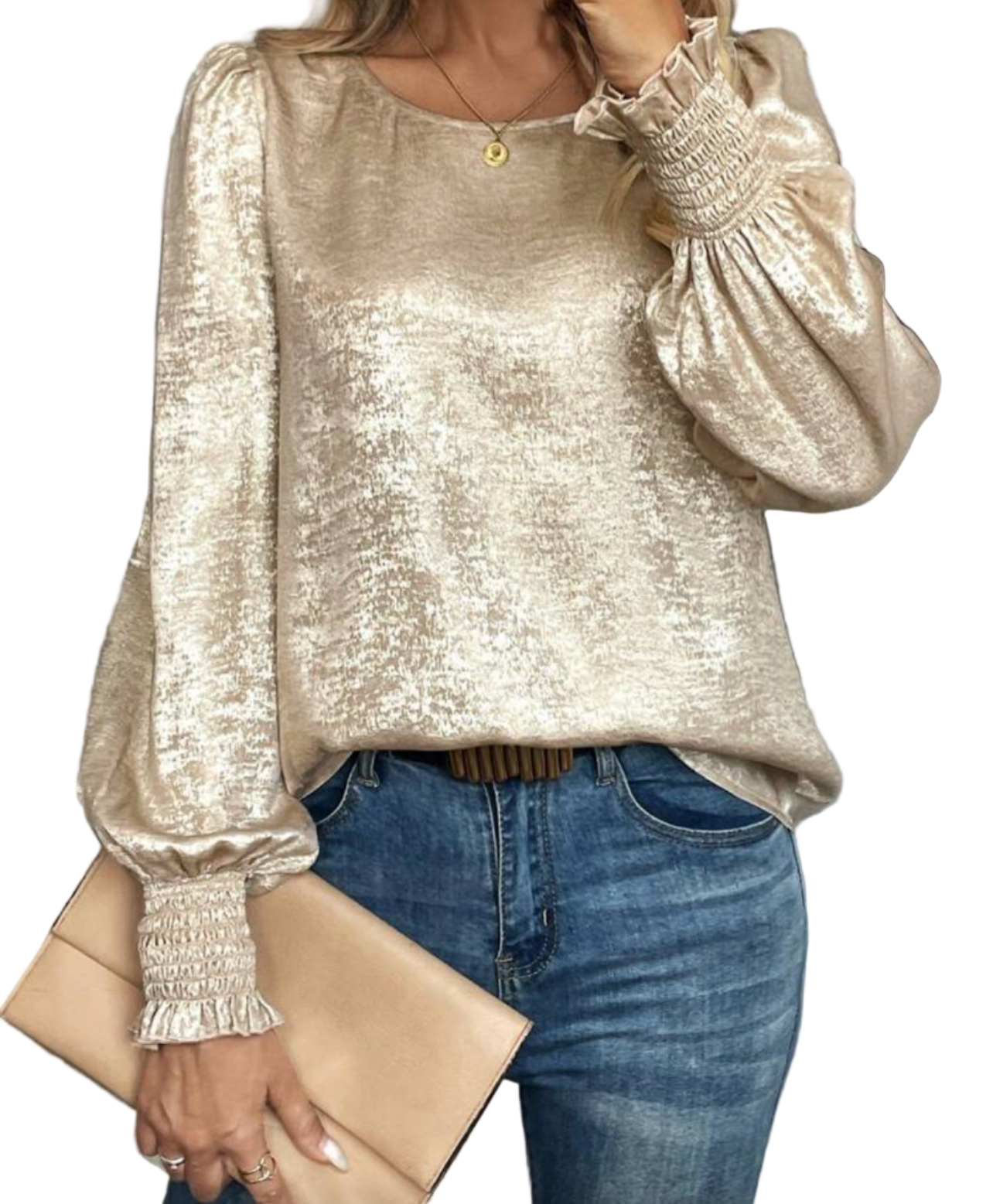 Glam & Gold Blouse