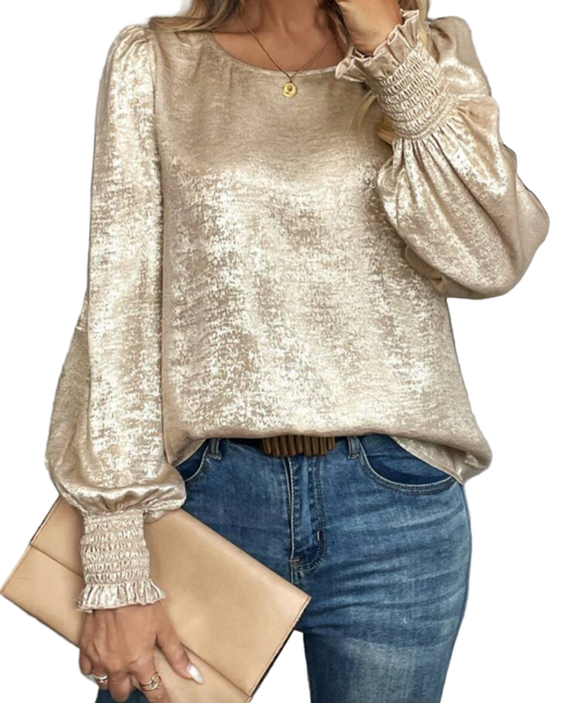 Glam & Gold Blouse