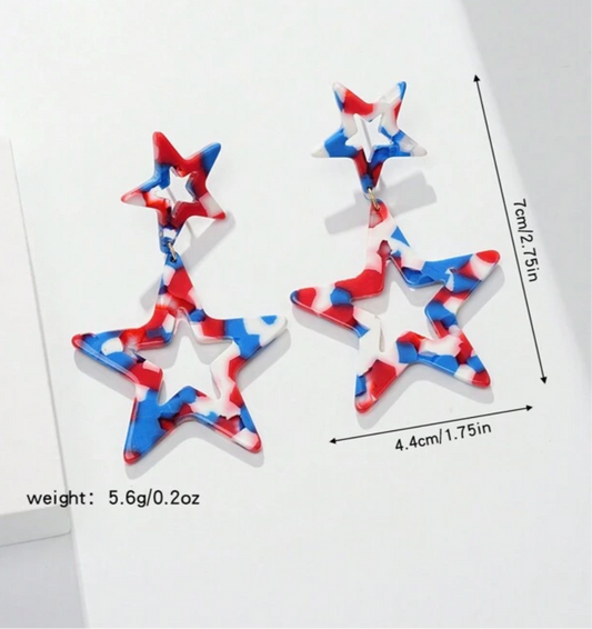 Star Spangled Earrings