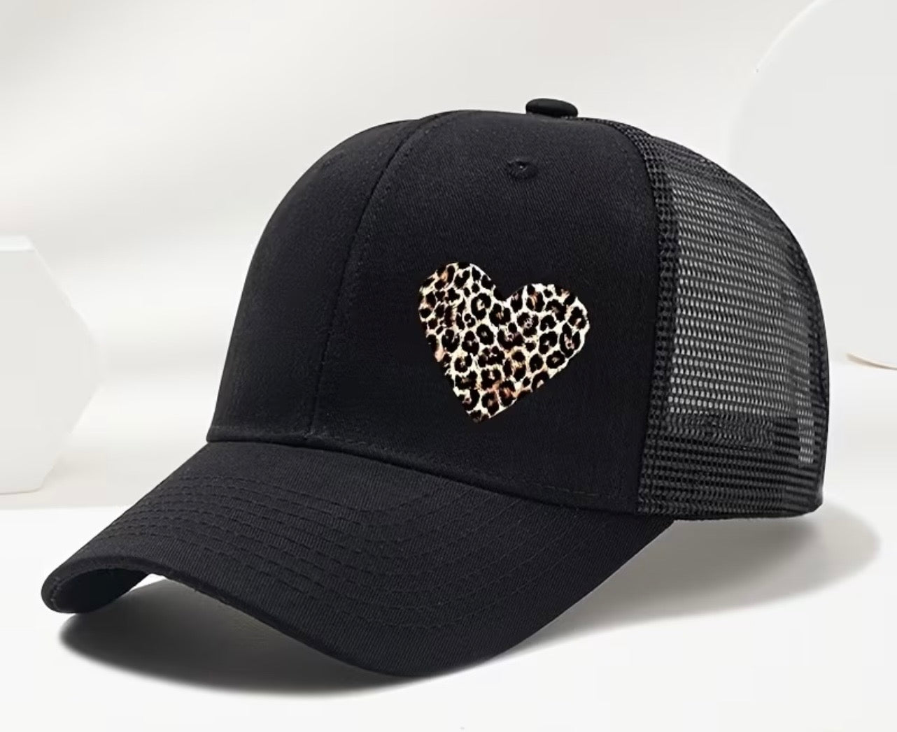 Leopard Heart Ballcap