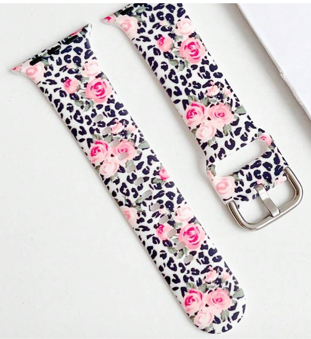 Leopard & Roses Apple Watch Band