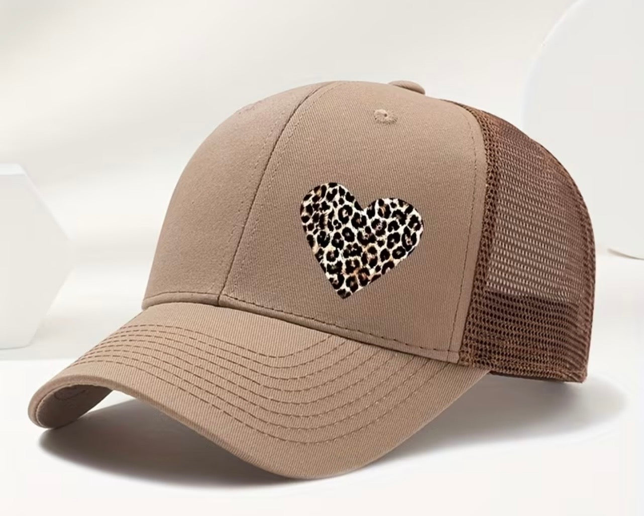 Leopard Heart Ballcap