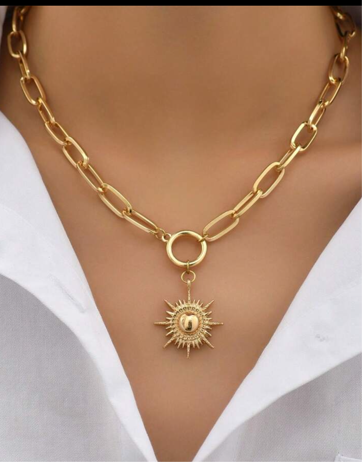 Starburst Pendant Necklace