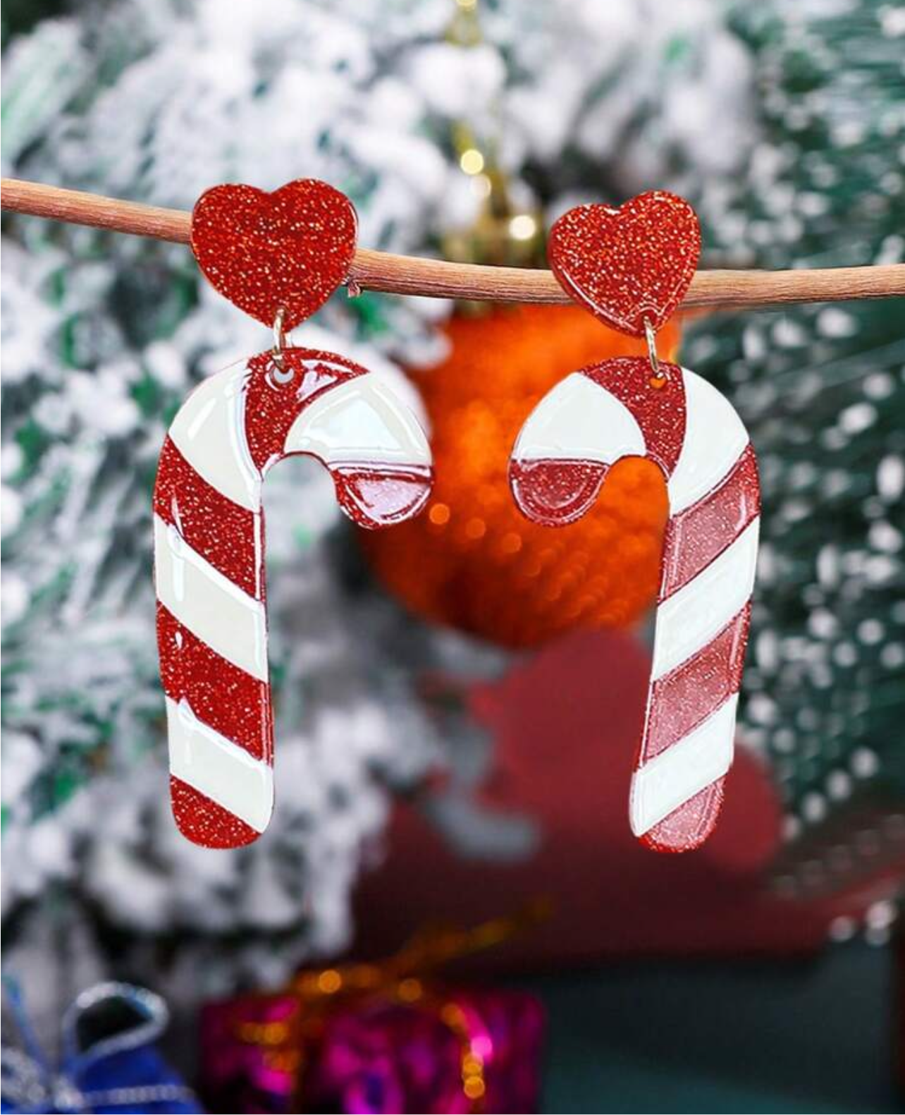Candy Cane Earrings