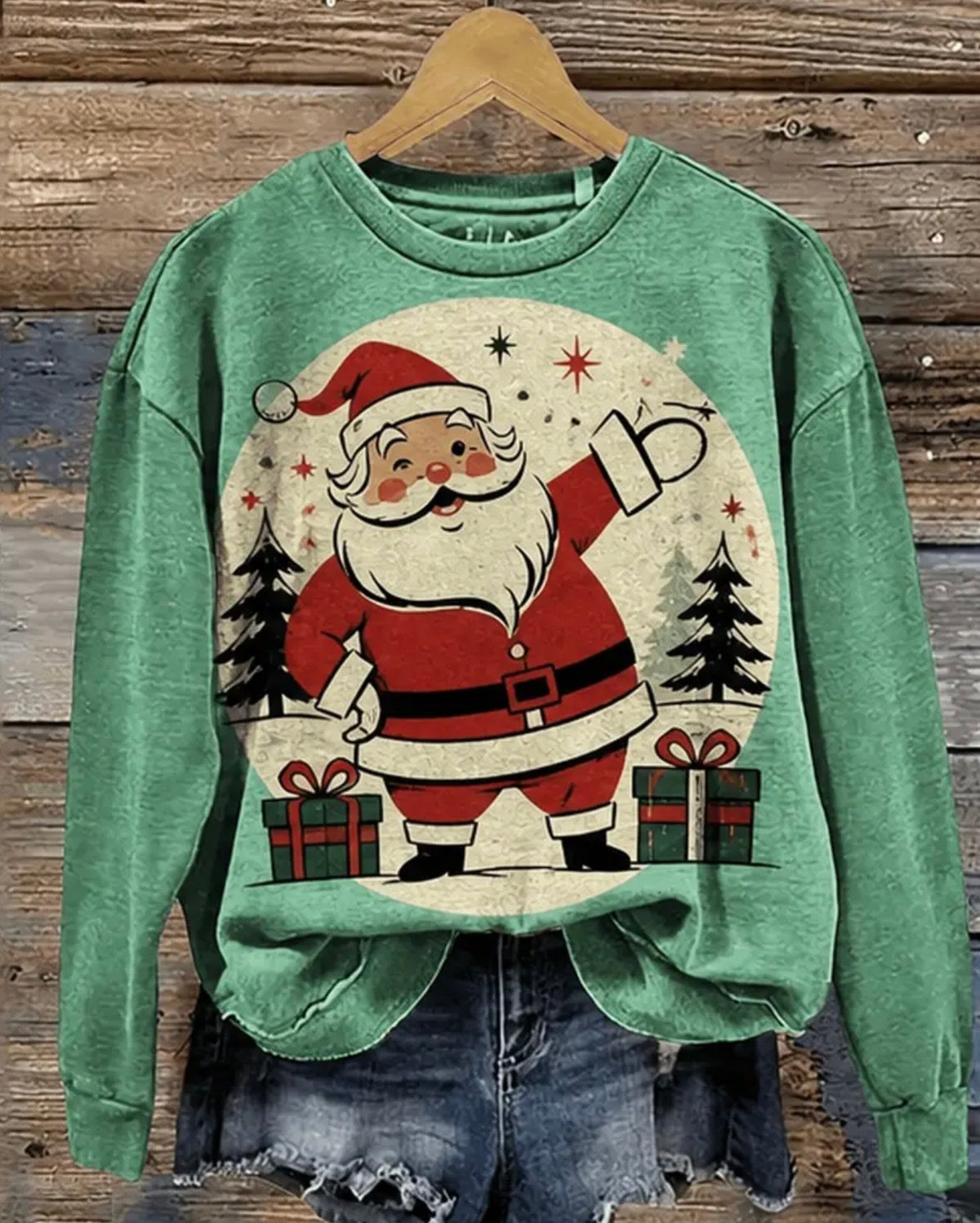 Retro Santa Top