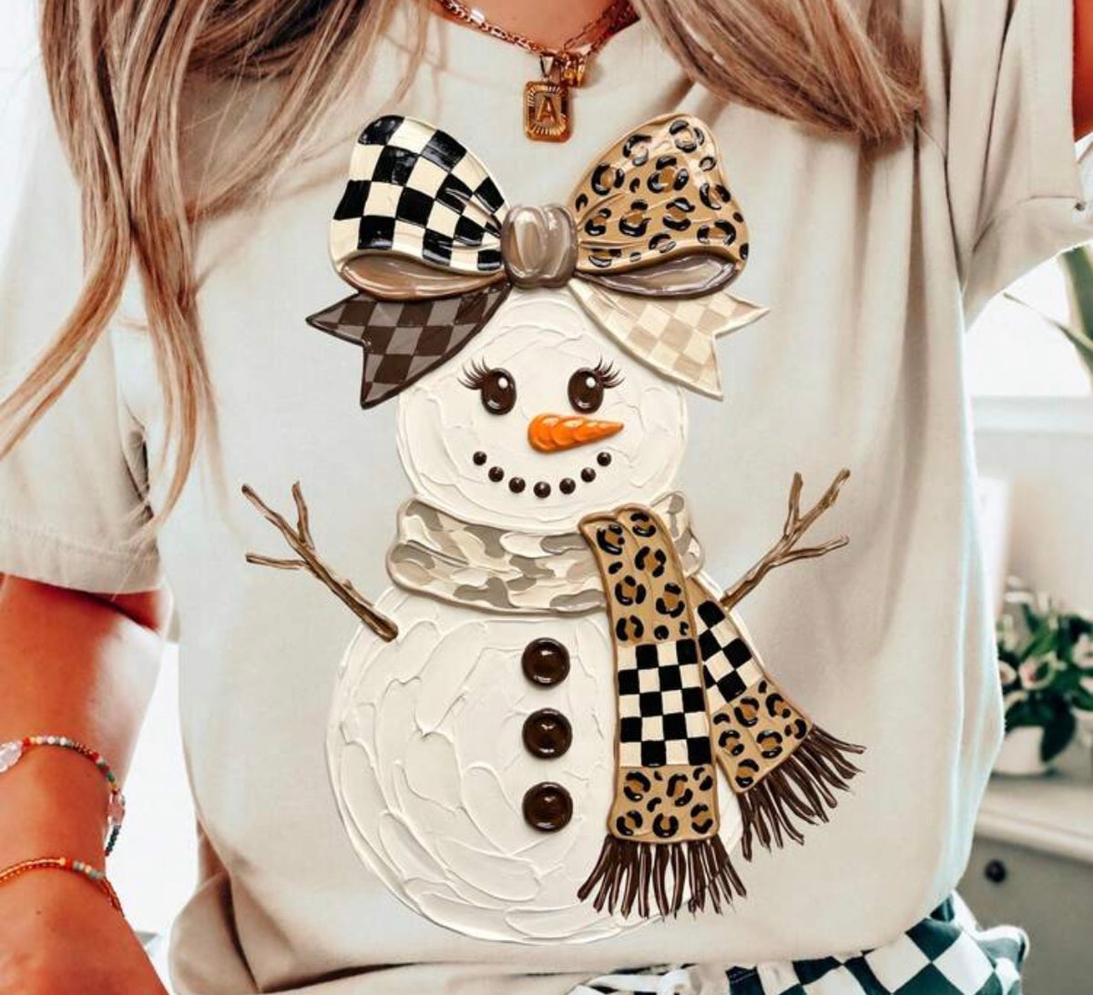 Sweet Cheeks Snowgirl Tee
