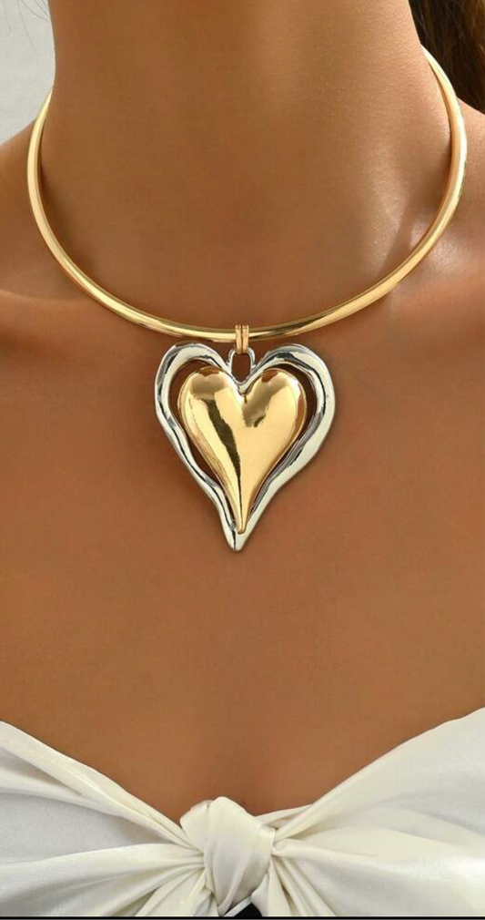 Wrapped Up In Gold & Silver Necklace