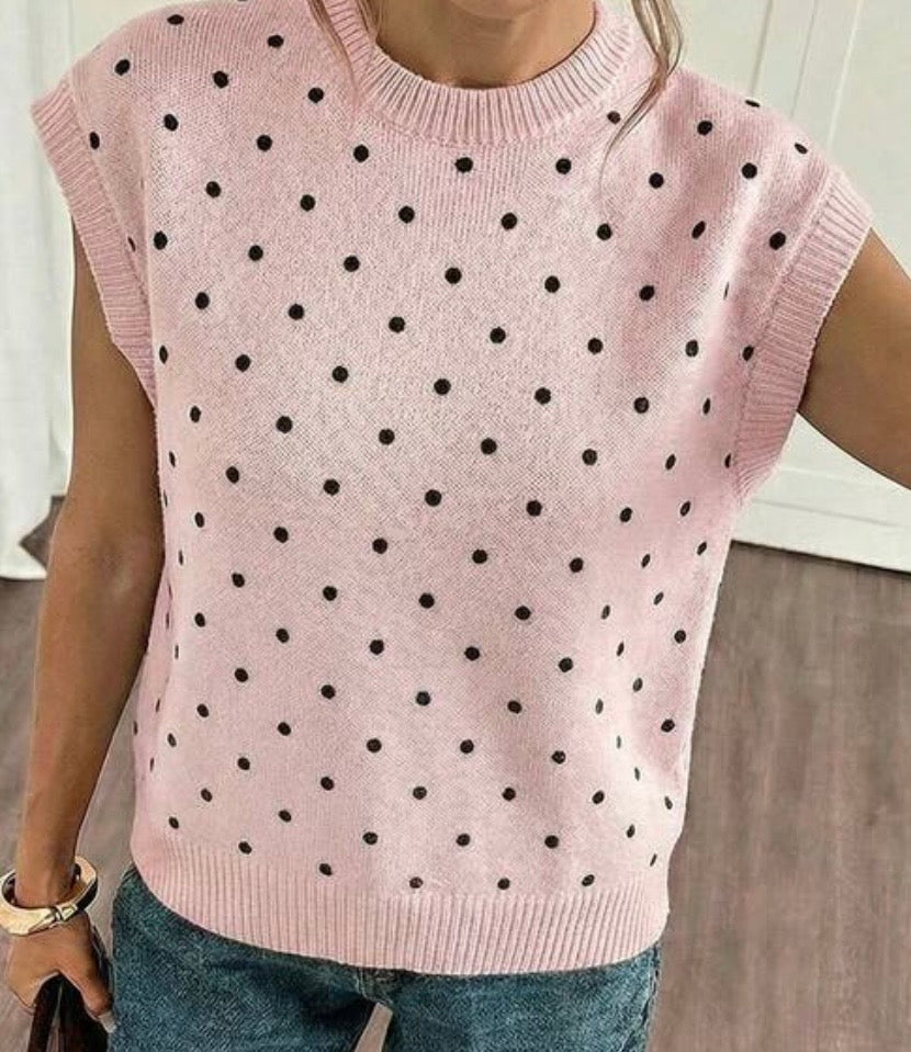 Pink Sunset Summer Sweater