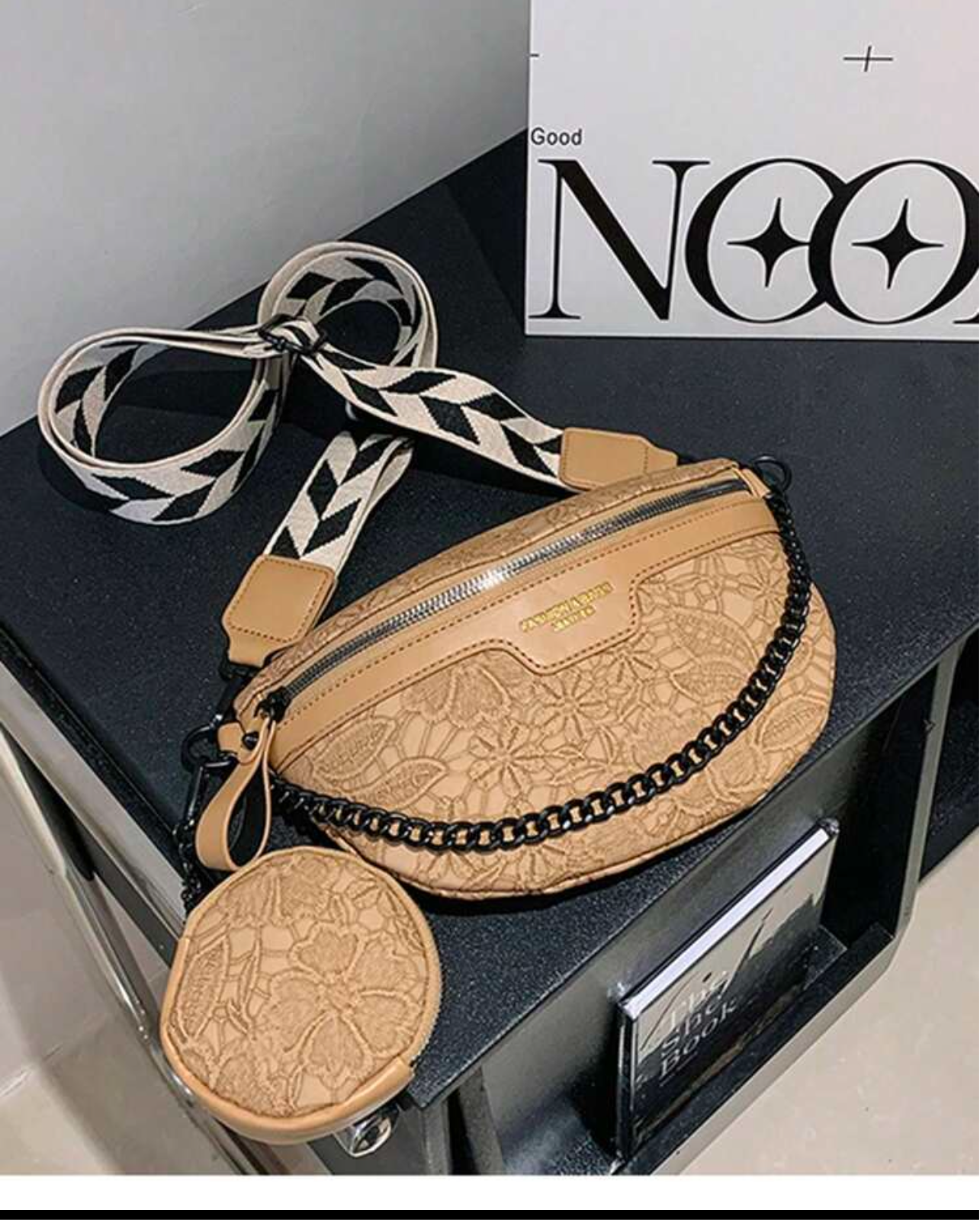 Charming Chain Accent Crossbody
