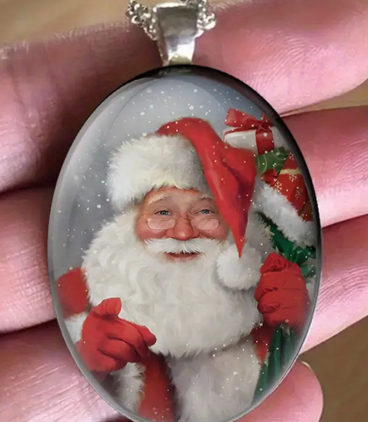 Jolly Santa Necklace