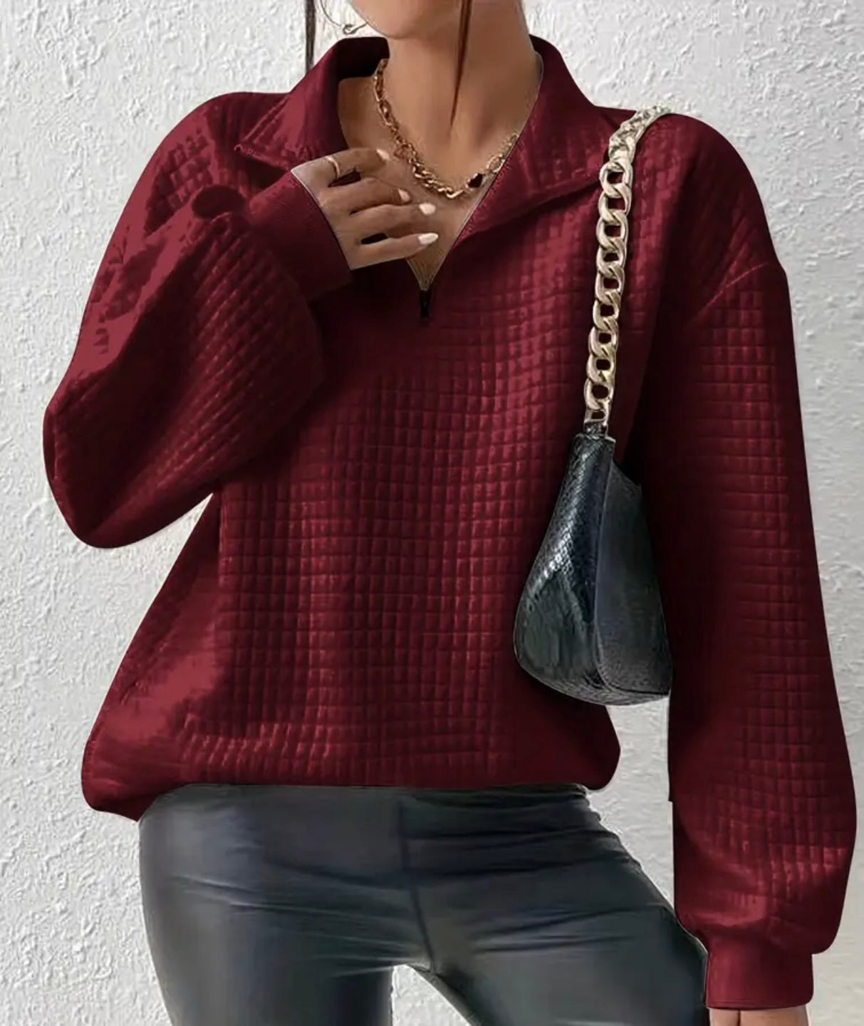 Quilted Casual Comfort Top